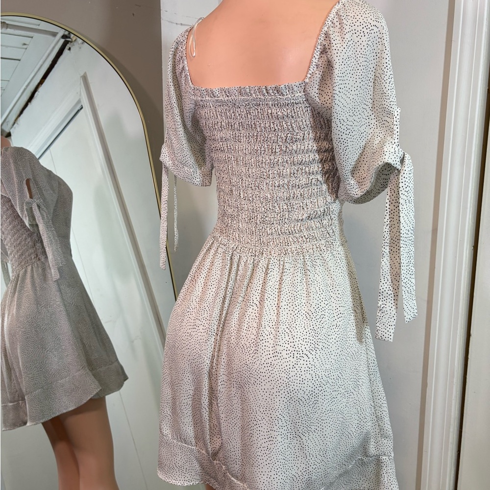 Sienna Sky White Long Sleeve Dress